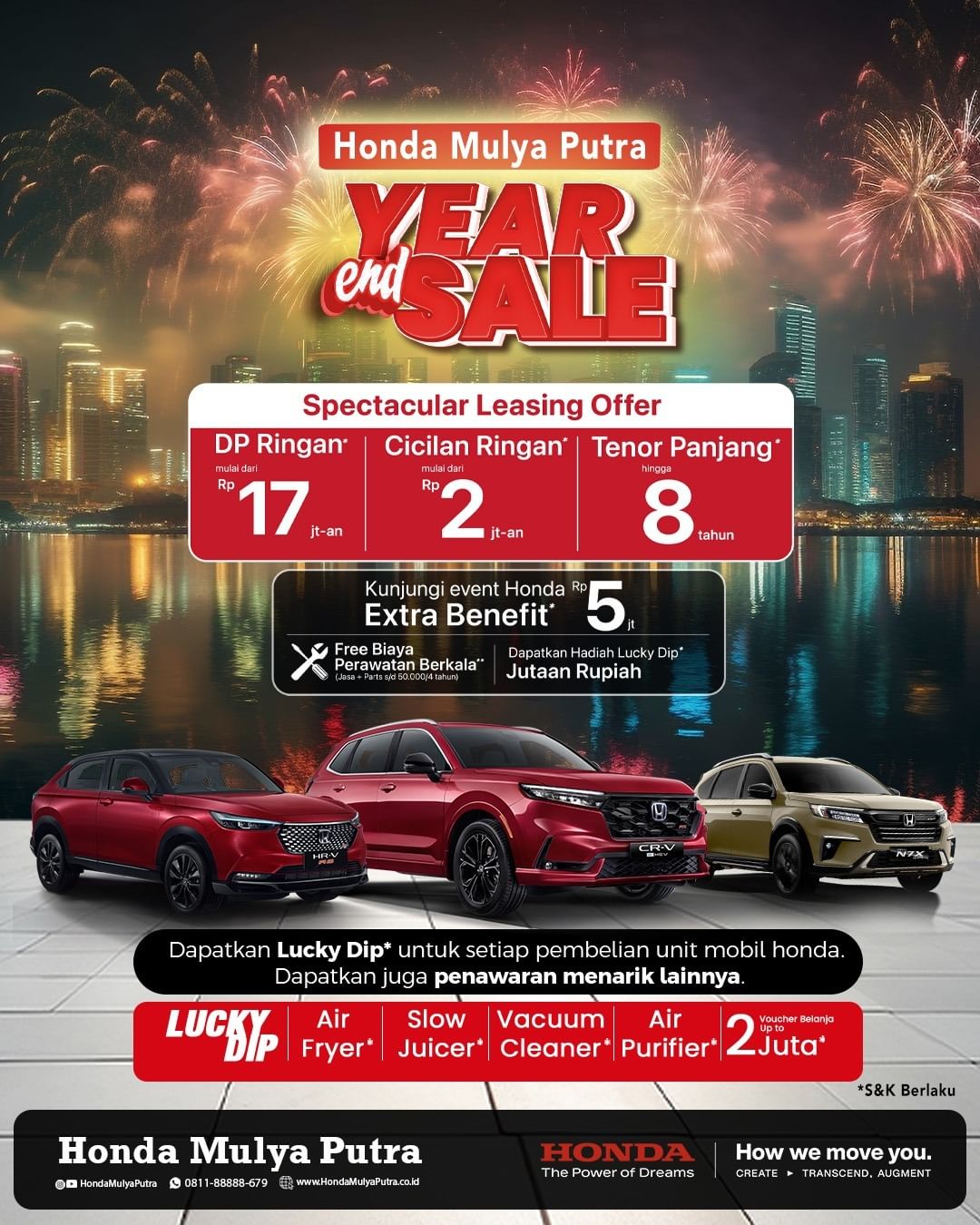 Honda Mulya Putra Year End Sale: Penawaran Terbesar Akhir Tahun!